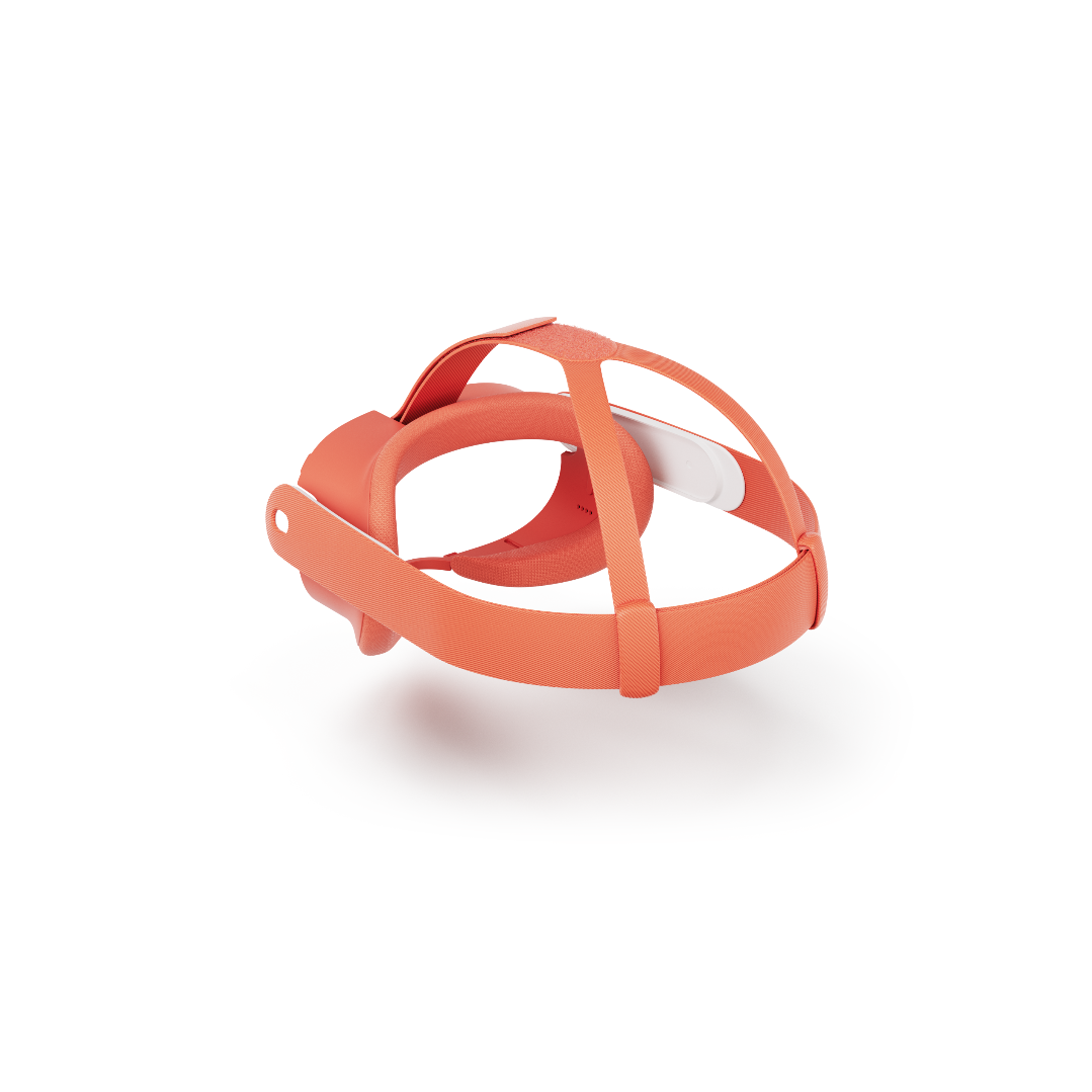 Meta Quest 3 Facial Interface & Head Strap Blood Orange