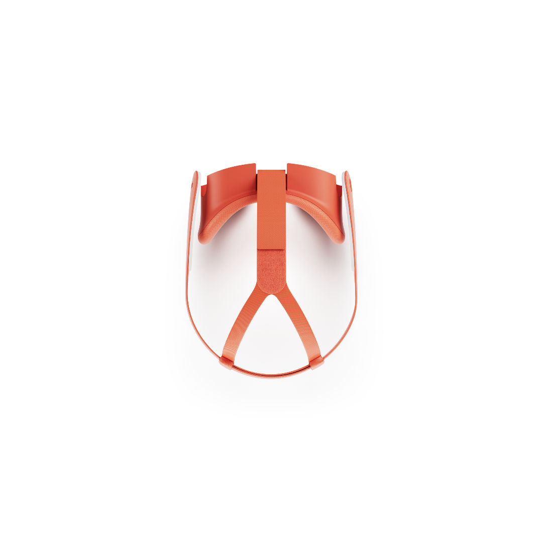 Meta Quest 3 Facial Interface & Head Strap Blood Orange